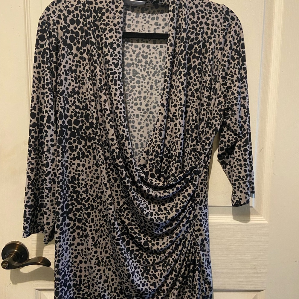 Elegant Leopard Print Blouse